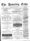 Beverley Echo Tuesday 22 January 1895 Page 1