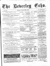 Beverley Echo Tuesday 26 March 1895 Page 1