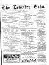 Beverley Echo Tuesday 02 April 1895 Page 1