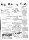 Beverley Echo Tuesday 21 May 1895 Page 1
