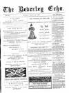 Beverley Echo Tuesday 01 October 1895 Page 1