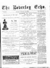 Beverley Echo Tuesday 03 December 1895 Page 1