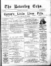Beverley Echo Wednesday 29 June 1898 Page 1