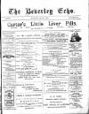 Beverley Echo Wednesday 20 July 1898 Page 1