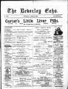 Beverley Echo Wednesday 03 August 1898 Page 1