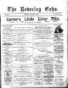Beverley Echo Wednesday 31 August 1898 Page 1