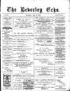 Beverley Echo Wednesday 12 July 1899 Page 1