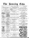 Beverley Echo Wednesday 31 January 1900 Page 1