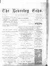 Beverley Echo Wednesday 17 September 1902 Page 1