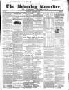 Beverley and East Riding Recorder Saturday 02 January 1858 Page 1