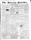 Beverley and East Riding Recorder Saturday 09 January 1858 Page 1