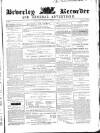 Beverley and East Riding Recorder Saturday 12 October 1861 Page 1