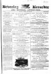 Beverley and East Riding Recorder Saturday 23 May 1863 Page 1