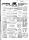 Beverley and East Riding Recorder Saturday 30 January 1864 Page 1