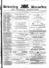 Beverley and East Riding Recorder Saturday 27 August 1864 Page 1