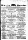 Beverley and East Riding Recorder Saturday 29 October 1864 Page 1