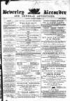 Beverley and East Riding Recorder Saturday 05 November 1864 Page 1