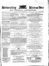Beverley and East Riding Recorder Saturday 18 November 1865 Page 1