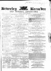 Beverley and East Riding Recorder Saturday 29 June 1867 Page 1