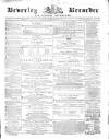 Beverley and East Riding Recorder Saturday 04 January 1868 Page 1