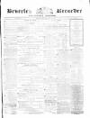 Beverley and East Riding Recorder Saturday 23 October 1869 Page 1