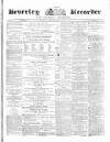 Beverley and East Riding Recorder