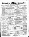 Beverley and East Riding Recorder Saturday 23 December 1882 Page 1