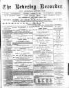 Beverley and East Riding Recorder