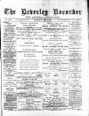 Beverley and East Riding Recorder Saturday 02 April 1892 Page 1
