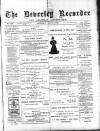 Beverley and East Riding Recorder Saturday 05 October 1895 Page 1