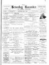 Beverley and East Riding Recorder Saturday 07 May 1898 Page 1