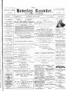 Beverley and East Riding Recorder Saturday 04 June 1898 Page 1