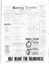 Beverley and East Riding Recorder Saturday 06 January 1900 Page 1