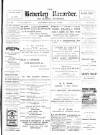 Beverley and East Riding Recorder Saturday 01 September 1900 Page 1