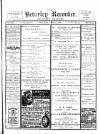 Beverley and East Riding Recorder Saturday 02 February 1901 Page 1