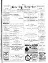 Beverley and East Riding Recorder Saturday 07 September 1901 Page 1