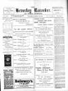 Beverley and East Riding Recorder