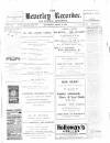 Beverley and East Riding Recorder Saturday 02 January 1904 Page 1