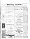 Beverley and East Riding Recorder Saturday 30 January 1904 Page 1