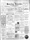 Beverley and East Riding Recorder Saturday 28 January 1911 Page 1