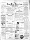 Beverley and East Riding Recorder Saturday 18 March 1911 Page 1