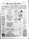 Beverley and East Riding Recorder Saturday 04 December 1915 Page 1