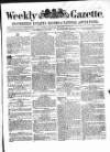 Weekly Gazette, Incumbered Estates Record & National Advertiser (Dublin, Ireland) Saturday 23 December 1854 Page 1