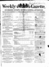 Weekly Gazette, Incumbered Estates Record & National Advertiser (Dublin, Ireland) Saturday 27 January 1855 Page 1