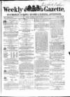 Weekly Gazette, Incumbered Estates Record & National Advertiser (Dublin, Ireland) Saturday 17 March 1855 Page 1