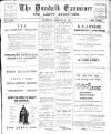 Dundalk Examiner and Louth Advertiser Saturday 28 January 1911 Page 1