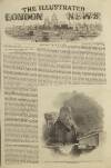Illustrated London News Saturday 06 March 1852 Page 1