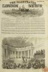 Illustrated London News Saturday 01 November 1856 Page 1