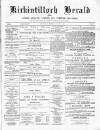 Kirkintilloch Herald Wednesday 10 August 1887 Page 1