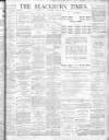 Blackburn Times Saturday 05 April 1913 Page 1